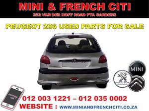 Peugeot 206 stripping for used spares and parts 