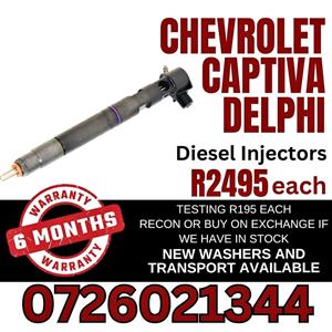 Chevrolet Captiva diesel injectors for sale