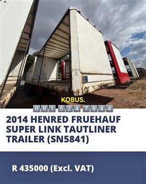 2014 HENRED FRUEHAUF SUPERLINK TAUTLINER