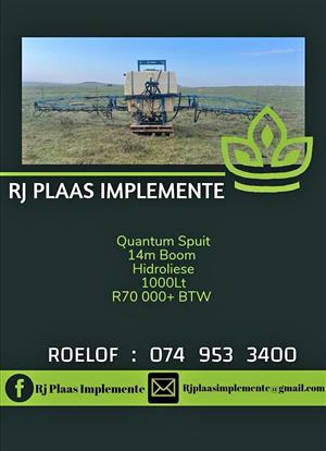 Quantum spuit 14m boom
