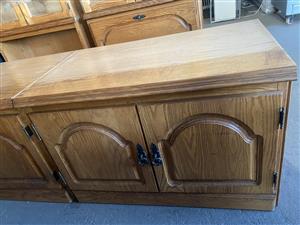 •	3x Wooden Storage Cabinets For Sale.  In Good Condition.