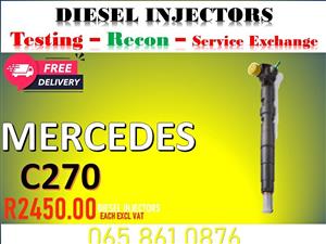 MERCEDES C270 DIESEL INJECTORS FOR SALE WITH TEST REPORTS