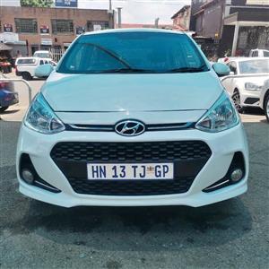 2018 HYUNDAI I10 GRAND 1.2 75 000KM WHITE COLOR MANUAL PETROL 