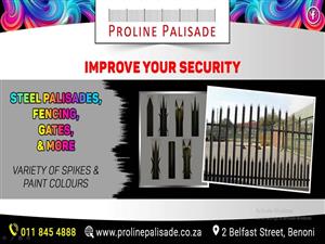 Manufacturers of Palisade Fencing, Gates, Industrial, Interior, Exterior & Roof Paint