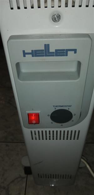 Hellar 7 fin oil heater 