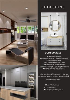 3D Interior Design & Rendering Services