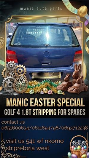 GOLF 4 1.8T STRIPPING FOR SPARE