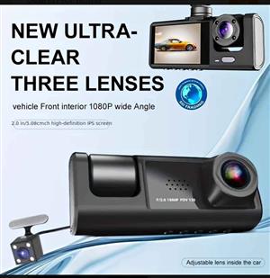 3 Lens Dashcam