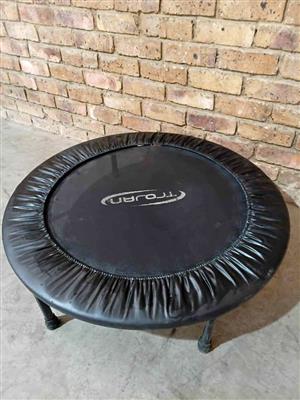 Round trampoline for sale. Used