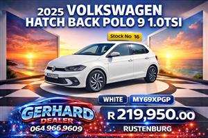 2025 Volkswagen  Polo 9 1.0TSI