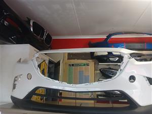  WHITE MAZDA CX-3 FRONT BUMPER 2018