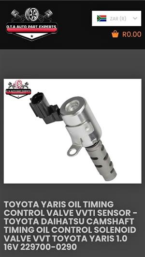 Toyota Yaris Oil Timing Control Valve VVTi Sensor