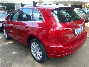 2013 AUDI Q5 2.0T QUATTRO AUTOMATIC MAROON LEATHER INTERIOR PARANOIC SUNROOF  