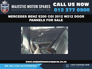 2012 Mercedes Benz Merc E200 W212 CGI door panel rear for sale used 