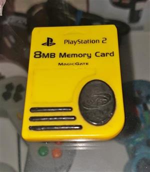 PS2 Memory Card Used