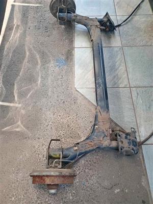 VW mk3 jetta 3 rear axel complete for sale WhatsApp or cell 