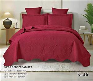 5pc embossed bedspread sets for sale  Online orders only