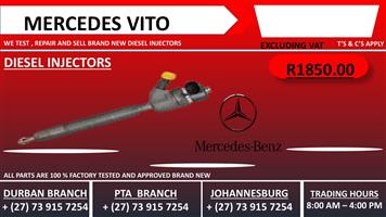 Mercedes Vito Diesel Injectors 