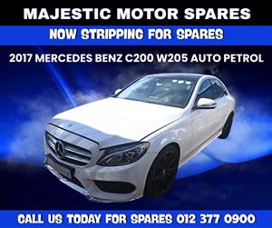 2017 Mercedes-Benz C200 W205 Auto Petrol – Stripping for Spares