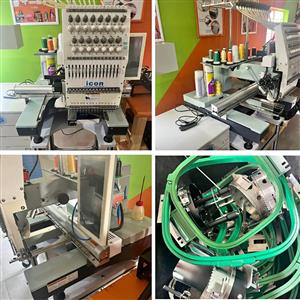 Single Head Embroidery Machine