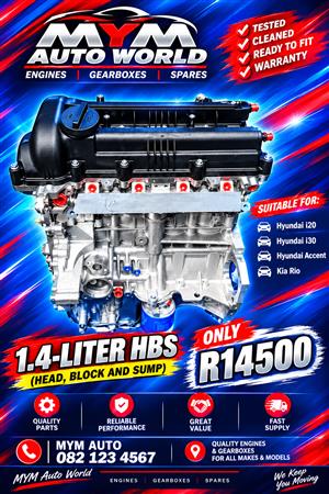 1.4L head-block & sump 
