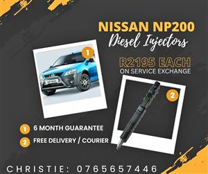 Nissan NP200 Diesel Injectors for sale