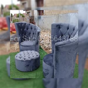 Couches Combo velvet material R5500.00 CHOOSE YOUR OWN COLOUR