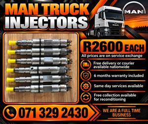 MAN TRUCK TGA INJECTORS FOR SALE 