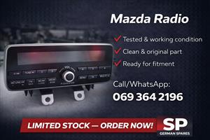 MAZDA RADIO AVAILABLE FOR SALE CALL OR WHATSAPP  