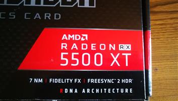 Radeon 5500 XT 4 gb graphics card