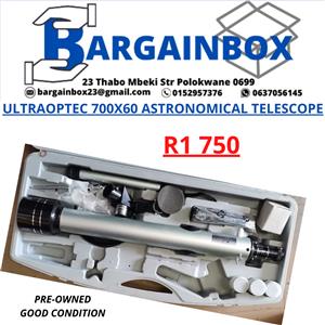 ULTRAOPTEC 700X60 ASTRONOMICAL TELESCOPE