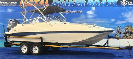 SENSATION 22 FT ON TRAILER 200 HP YAMAHA 4 STROKE FINANCE ARRANGED 