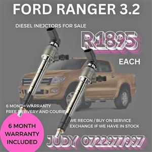 Ford Ranger 3.2 Diesel Injectors for sale on service exchange or to recon