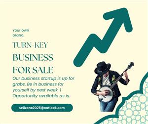 Turn Key Business For Sale