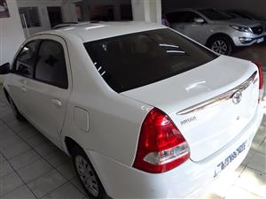 2016 TOYOTA Etios Sudan white color  75.000km 