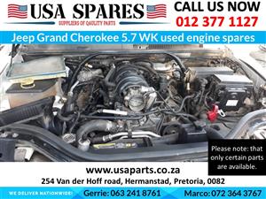 Jeep Grand Cherokee 5.7 WK used engine spares for sale 