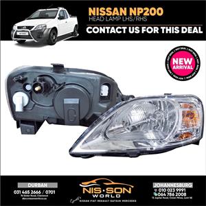 NISSAN NP200 HEAD LAMP LHS/RHS