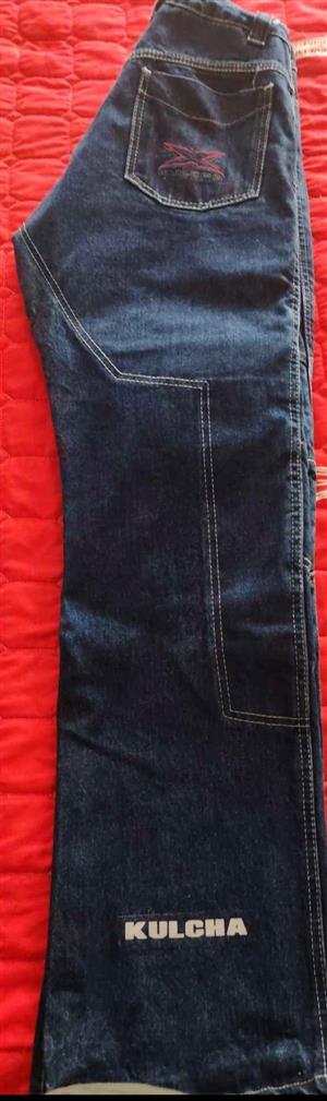 Ladies bike jeans brand new size 34. Original Kulcha