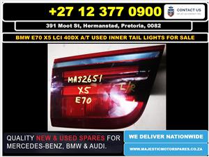 Bmw E70 X5 LCI 40dx used tail lights rear lights taillights for sale