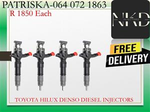 TOYOTA HILUX DIESEL INJECTORS FOR SALE OR TO RECON