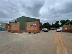 Full Solar Back Up - Network Complex: Small Factory / Warehouse To Let In Hennopspark In Centurion!