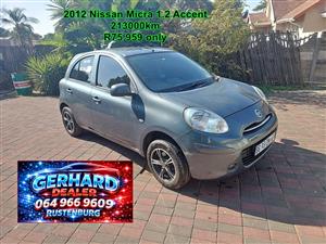 2012 Nissan Micra 1.2 Accent