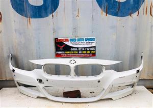 BMW F30 3 series M-sport front bumper with Pdc and washer holes (2016-2018)