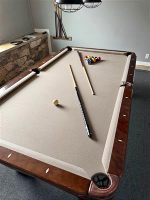 Pool table. Slate.