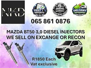MAZDA BT50 DIESEL INJECTORS WE SELL ON EXCHANGE OR RECON MEYERTON