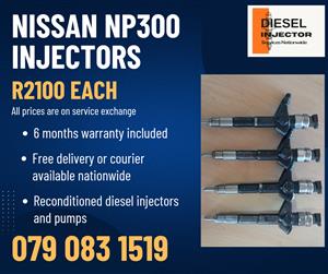 NISSAN NP300 2.5 INJECTORS FOR SALE WITH WARRANTY 