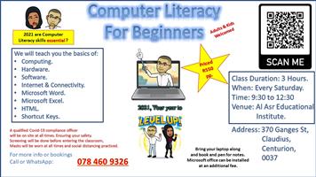 Saturday Computer classes for beginners