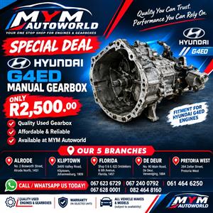 Hyundai G4ED Manual gearbox 