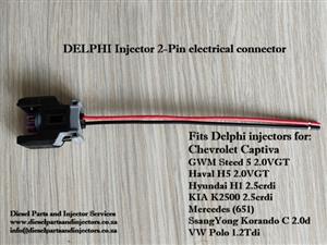 Delphi E5 Injector Connector Plugs / Pigtails - Fits Mercedes, GWM, Hyundai, Kia