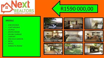 Very spacious 4 bedroom house for sale in Sinoville